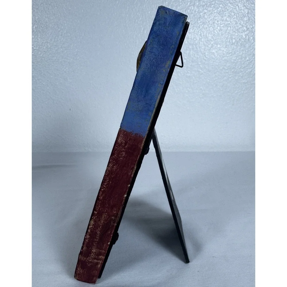 VTG Frame-ology Patriotic Pledge Of Allegiance 3X5 Photo Frame Resin NOS FLAG